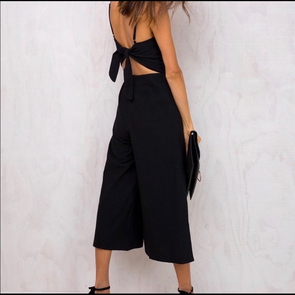 NWT PRINCESS POLLY ROAD TO NASHVILLE TIE JUMPSUIT - Picture 2 of 2